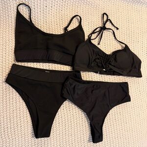 SHEIN Classic Black Swim Bra